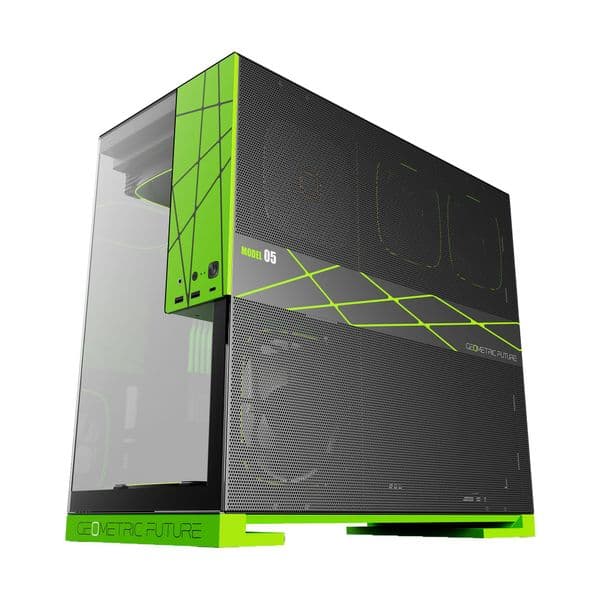 Geometric Future Model 5 NVidia Limited Edition + 5xARGB Fans Mid Tower Case
