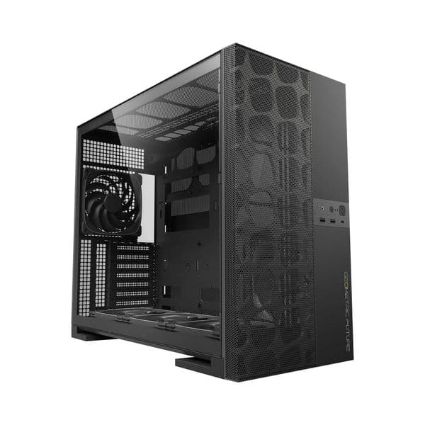 Geometric Future Model 5 Vent Black + 5x ARGB Fans Mid Tower Case