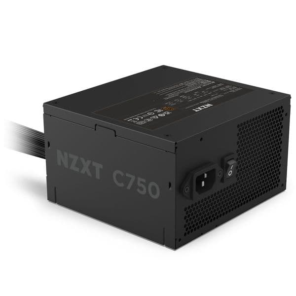 NZXT C Series 80 Plus Bronze 750W non Modular ATX 3.1 Power Supply Black