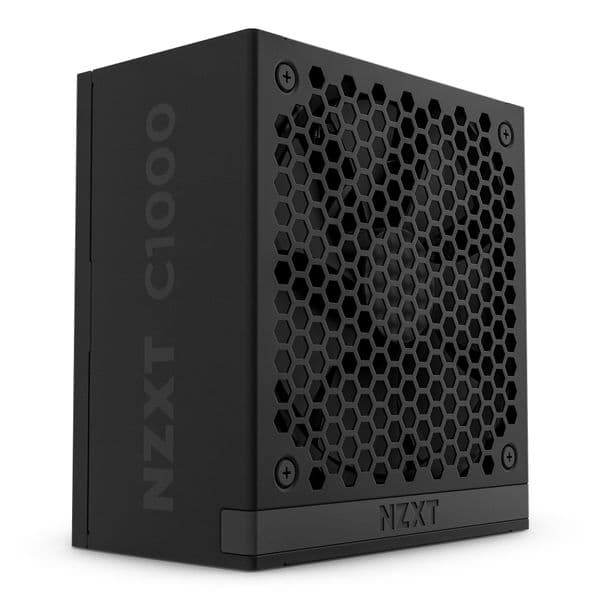 NZXT C1000w 80 Plus Gold ATX 3.1 Fully Modular Power Supply Black