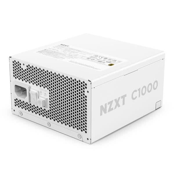 NZXT C1000w 80 Plus Gold ATX 3.1 Fully Modular Power Supply White