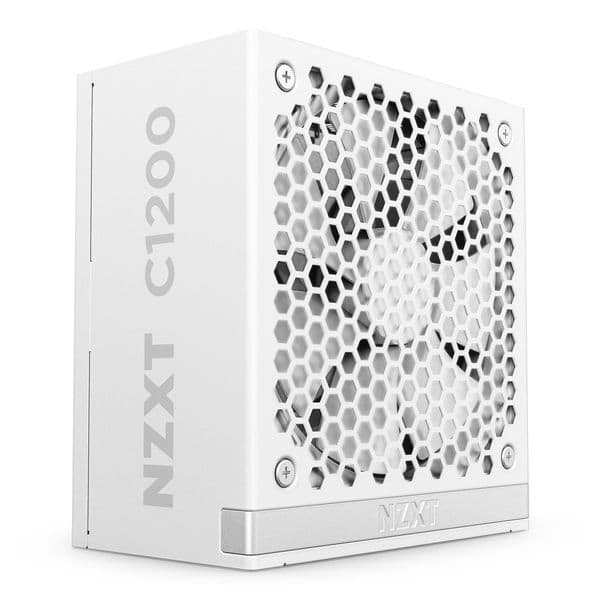 NZXT C1200w 80 Plus Gold ATX 3.1 Fully Modular Power Supply White