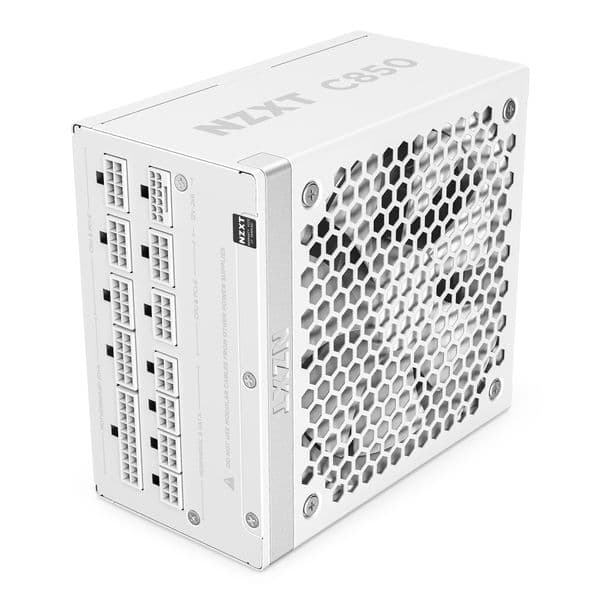 NZXT C850w 80 Plus Gold ATX 3.1 Fully Modular Power Supply White
