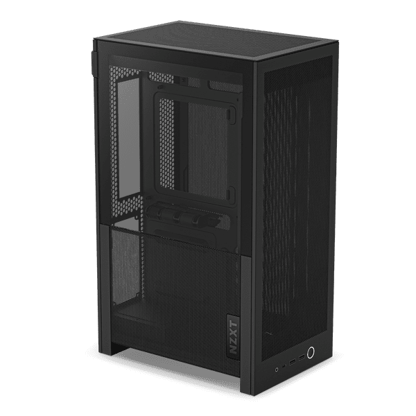 NZXT H2 Flow Mini-ITX SFF Case with PCIe 5.0 Riser Cable - All Black