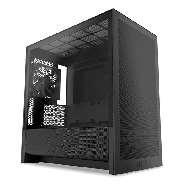 NZXT H3 Flow Micro ATX Airflow Case - All Black