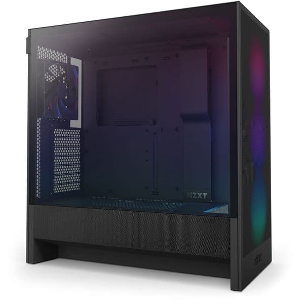 NZXT H5 Flow RGB (2024) Mid Tower Case - Black