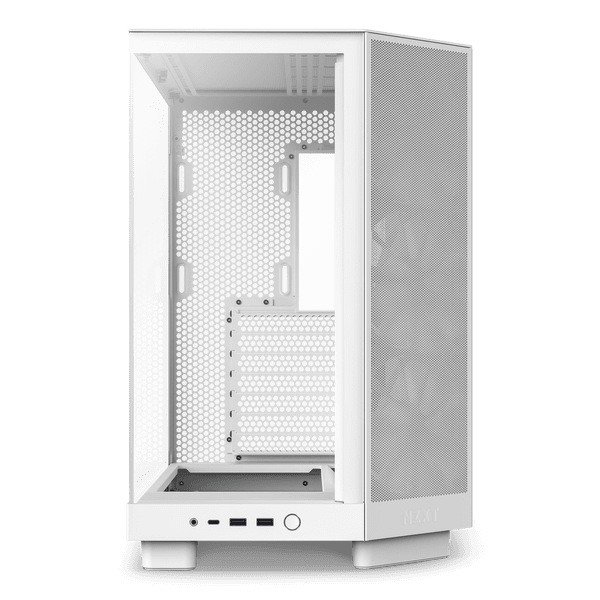 NZXT H6 Flow Compact Dual Chamber Mid Tower Case White