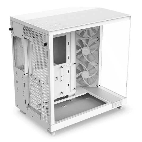 NZXT H6 Flow Compact Dual Chamber Mid Tower Case White