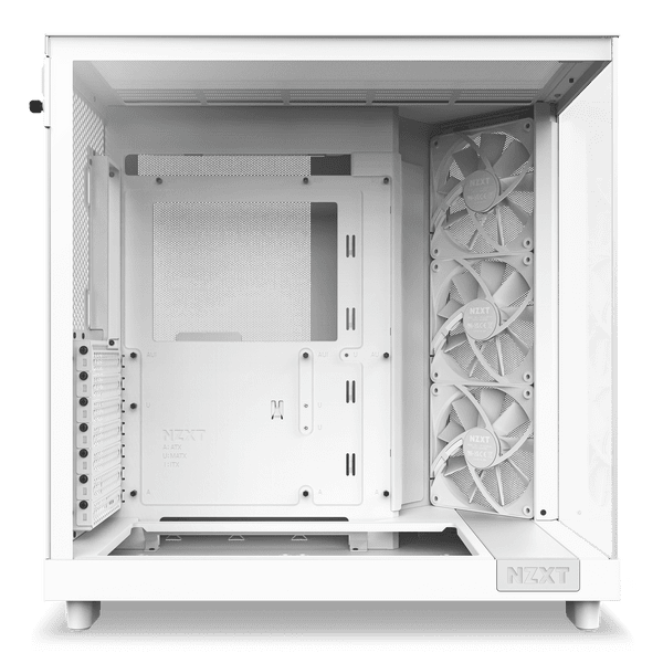 NZXT H6 Flow Compact Dual Chamber Mid Tower Case White