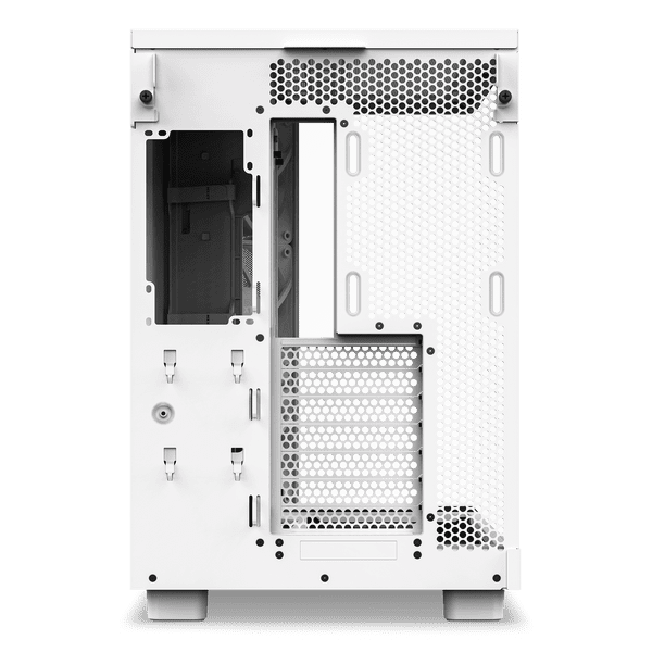 NZXT H6 Flow RGB Compact Dual Chamber Mid Tower Case White