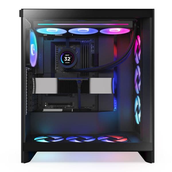 NZXT H7 Flow RGB (2024) Black Mid Tower Case