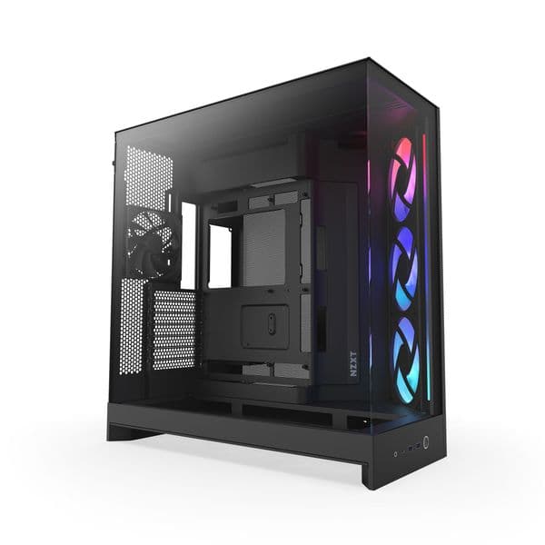 NZXT H9 Air Flow (2025) Large Dual-Chamber Black RGB Mid Tower Case