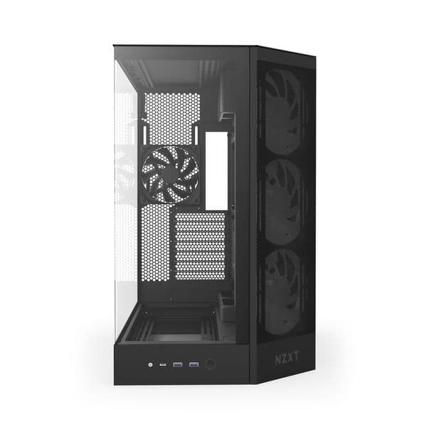 NZXT H9 Air Flow (2025) Large Dual-Chamber Black RGB Mid Tower Case