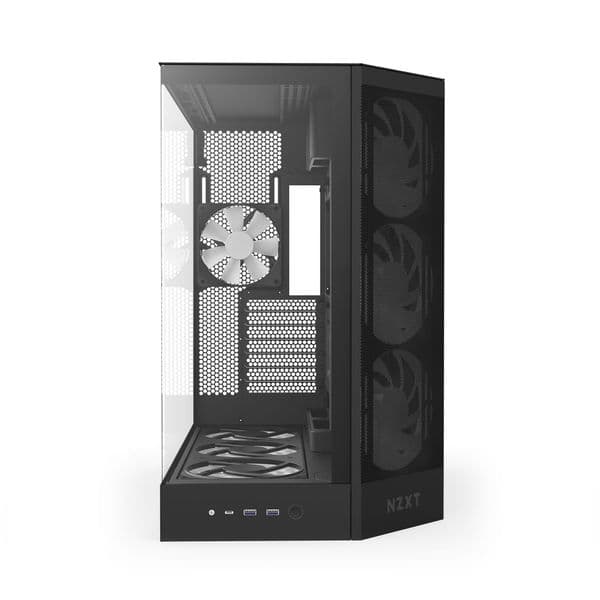 NZXT H9 Air Flow (2025) Large Dual-Chamber Black RGB+ Mid Tower Case