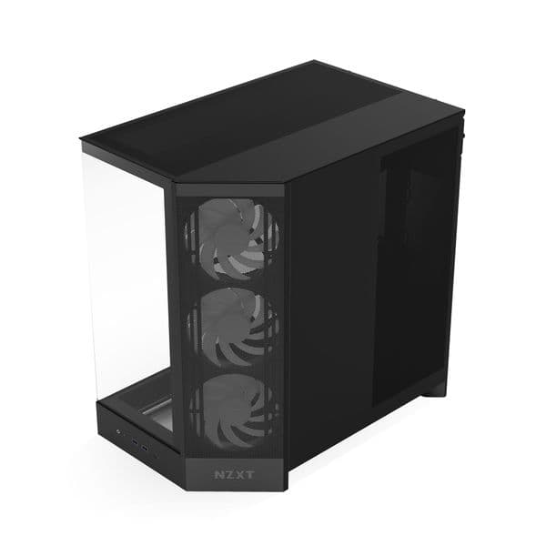 NZXT H9 Air Flow (2025) Large Dual-Chamber Black RGB Mid Tower Case