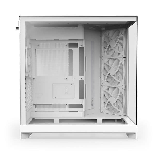 NZXT H9 Air Flow (2025) Large Dual-Chamber White Mid Tower Case