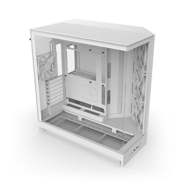 NZXT H9 Air Flow (2025) Large Dual-Chamber White Mid Tower Case