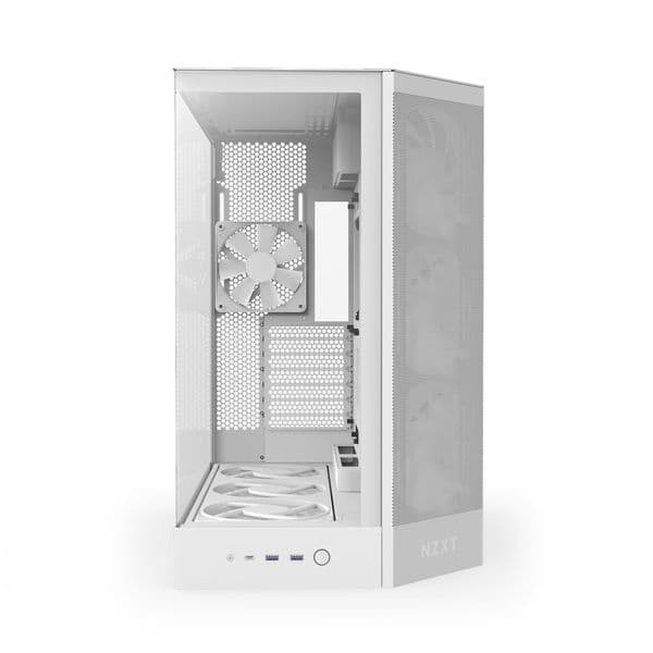 NZXT H9 Air Flow (2025) Large Dual-Chamber White RGB+ Mid Tower Case