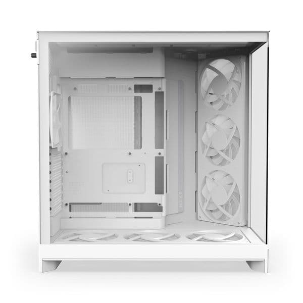 NZXT H9 Air Flow (2025) Large Dual-Chamber White RGB+ Mid Tower Case