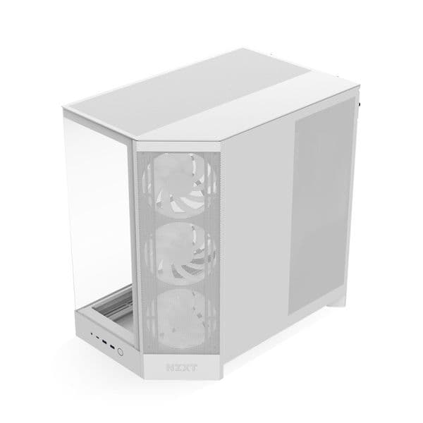 NZXT H9 Air Flow (2025) Large Dual-Chamber White RGB Mid Tower Case