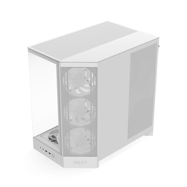 NZXT H9 Air Flow (2025) Large Dual-Chamber White RGB+ Mid Tower Case