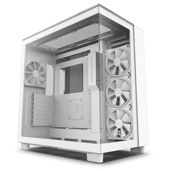 NZXT H9 Elite Dual-Chamber Mid Tower Case White