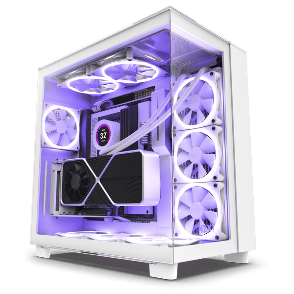 NZXT H9 Elite Dual-Chamber Mid Tower Case White