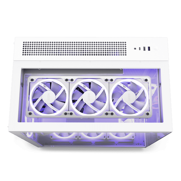 NZXT H9 Elite Dual-Chamber Mid Tower Case White