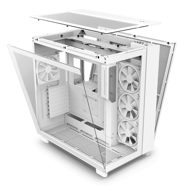 NZXT H9 Elite Dual-Chamber Mid Tower Case White