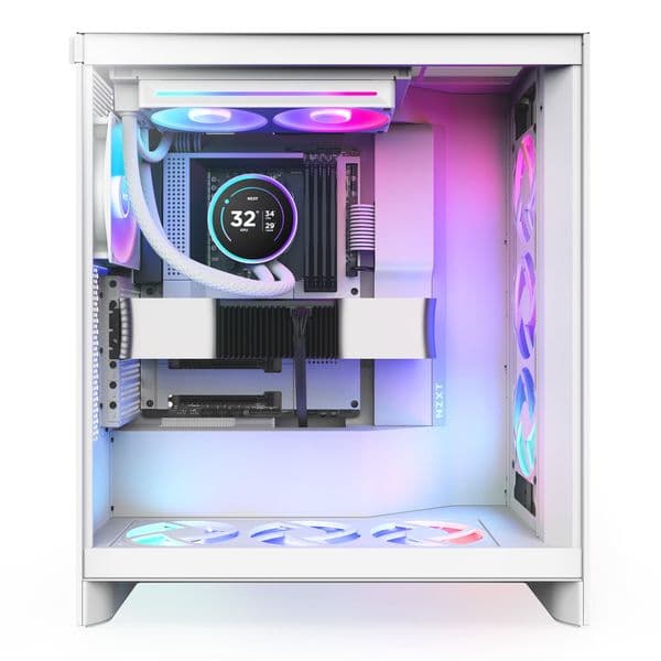 NZXT Kraken 240 Elite V2 2024 White with RGB fans CPU Liquid Cooler