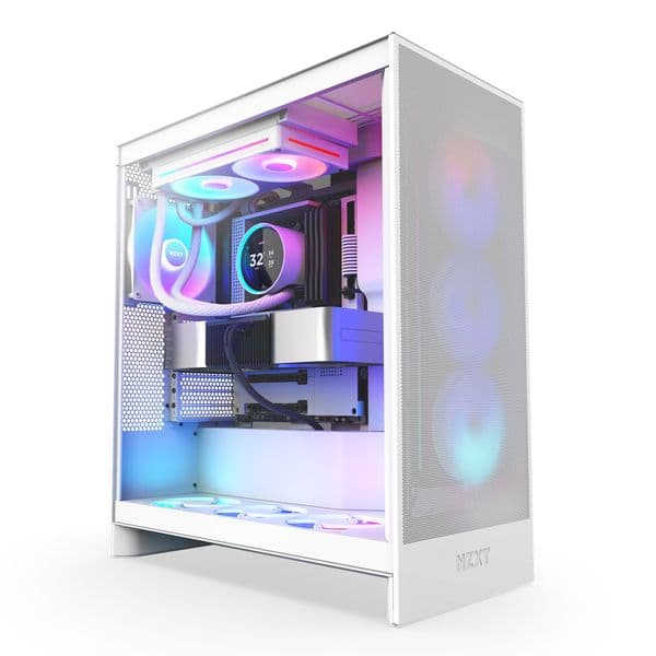 NZXT Kraken 240 Elite V2 2024 White with RGB fans CPU Liquid Cooler
