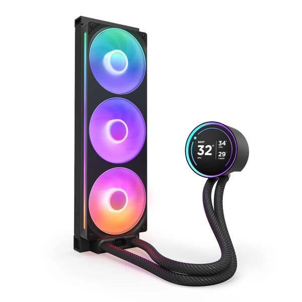 NZXT Kraken 360 Elite V2 2024 Black with RGB fans CPU Liquid Cooler
