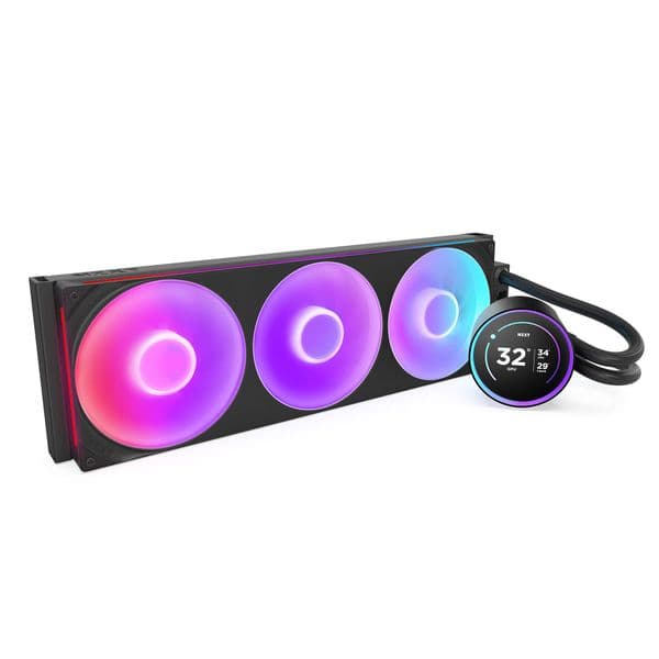 NZXT Kraken 420 Elite V2 Black with RGB fans CPU Liquid Cooler