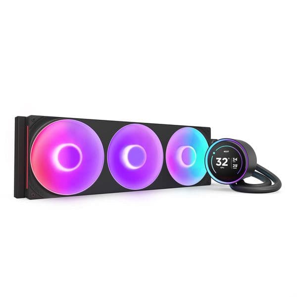 NZXT Kraken 420 Elite V2 Black with RGB fans CPU Liquid Cooler