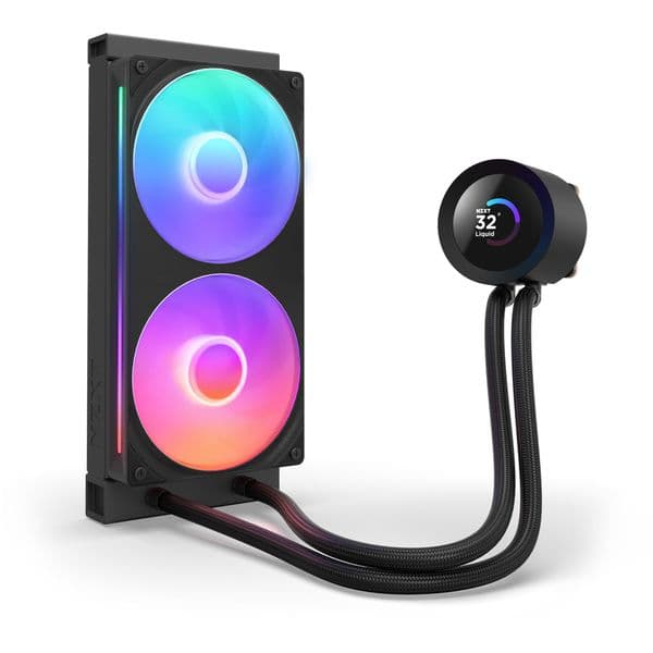 NZXT Kraken Plus 240 v2 Black with RGB Fans CPU Cooler