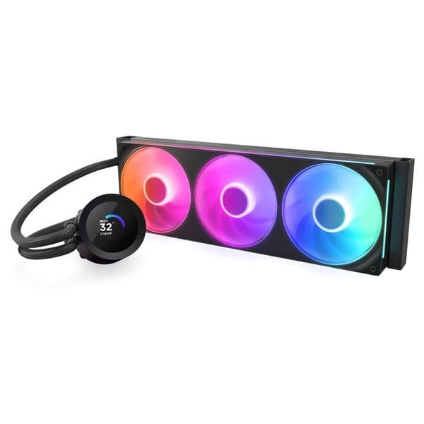 NZXT Kraken Plus 360 v2 Black with RGB Fans CPU Cooler