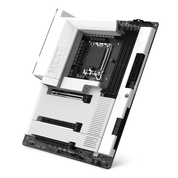 NZXT N7 Z890 Gaming Motherboard - Intel Z890 Chipset with Wi-Fi and White Cover