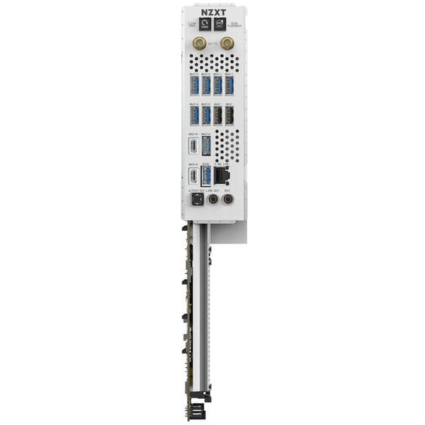 NZXT N9 X870E Motherboard - AMD X870E Chipset with Wi-Fi and White Cover