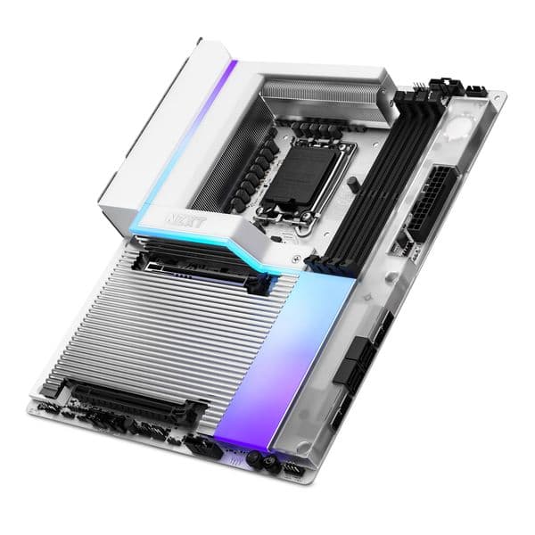NZXT N9 Z890 Gaming Motherboard - Intel Z890 Chipset with Wi-Fi and White Covers
