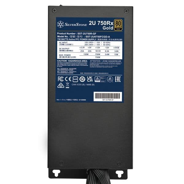 Silverstone 2U 750Rx 80Plus Gold Power Supply