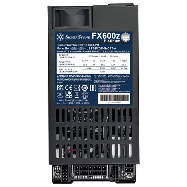 Silverstone 600w Flex Fully Modular Cybenetics Platinum Power Supply