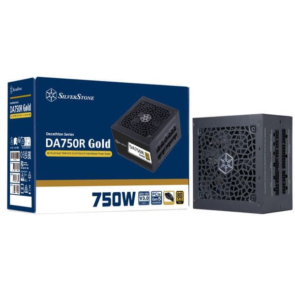 Silverstone 750w DA750R-GMA Modular 80Plus Gold PSU