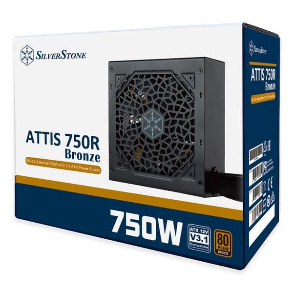Silverstone ATTIS 750R ATX 3.1 Bronze Power Supply