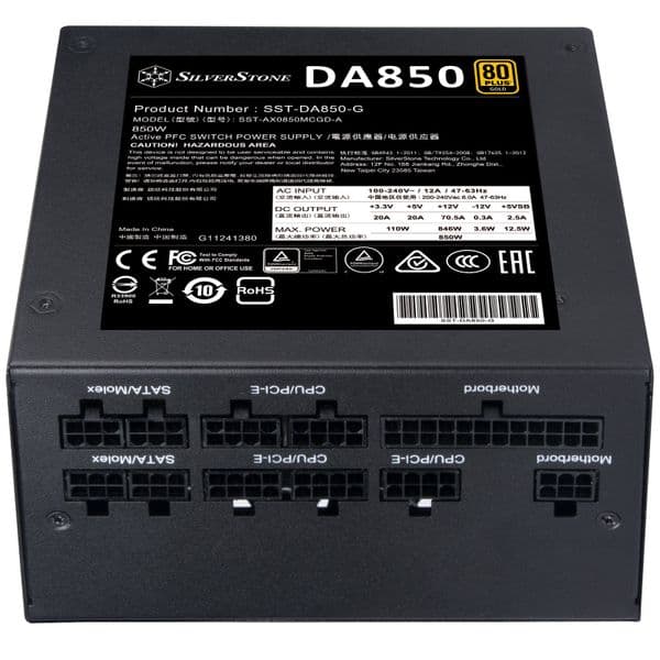 Silverstone Decathlon 850w Modular 80Plus Gold PSU