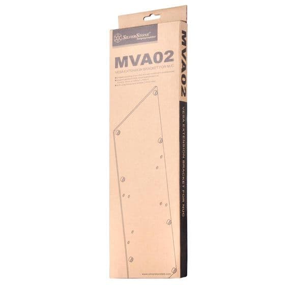 Silverstone Extension Bracket for VESA Devices (2xNUC) Black