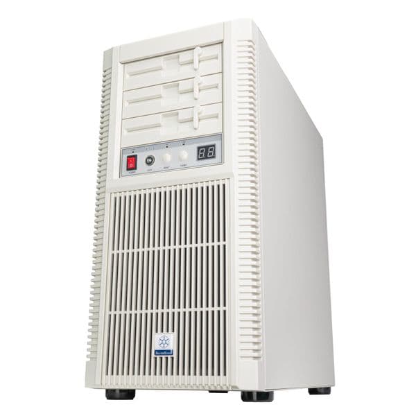 Silverstone FLP02 Retro-inspired tower with high performance cooling and expansion support