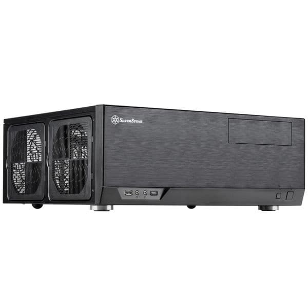 Silverstone Grandia GD09B-C Black Silent Airflow Case with USB Type-C
