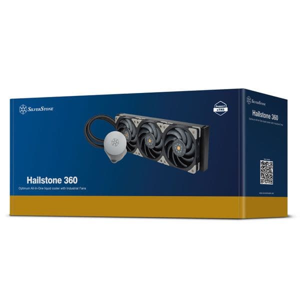 SilverStone Hailstone 360 Optimum All-In-One liquid cooler with Industrial Fans