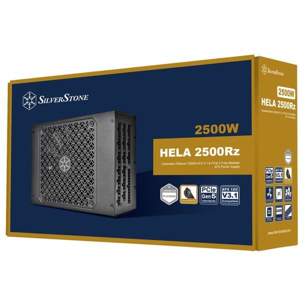 Silverstone HELA 2500R Cybenetics Platinum ATX  3.1 / PCIe 5.0 PSU
