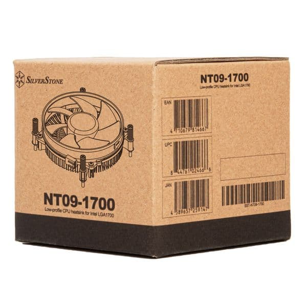 Silverstone NT09-1700 Low Profile CPU Air Cooler for Intel LGA1700